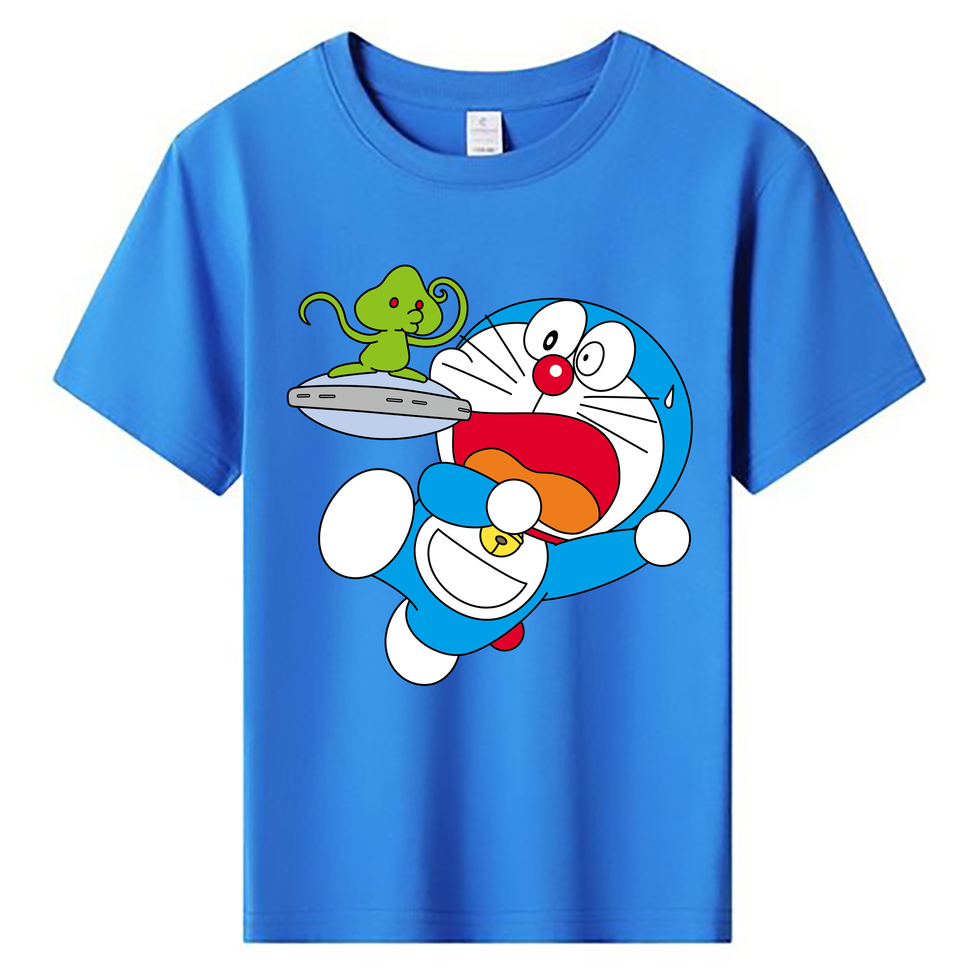 （画像用） ドラえもん Doraemon 綿100％キッズTシャツ（フロントプリント）